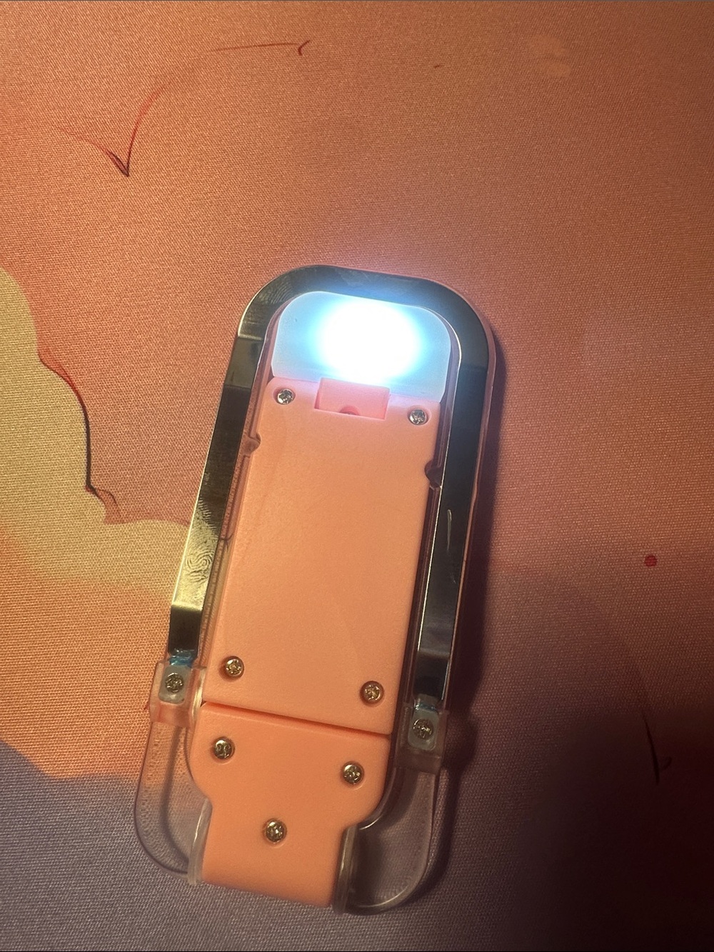 & Other Stories Pink Clip-On LED Reading Light